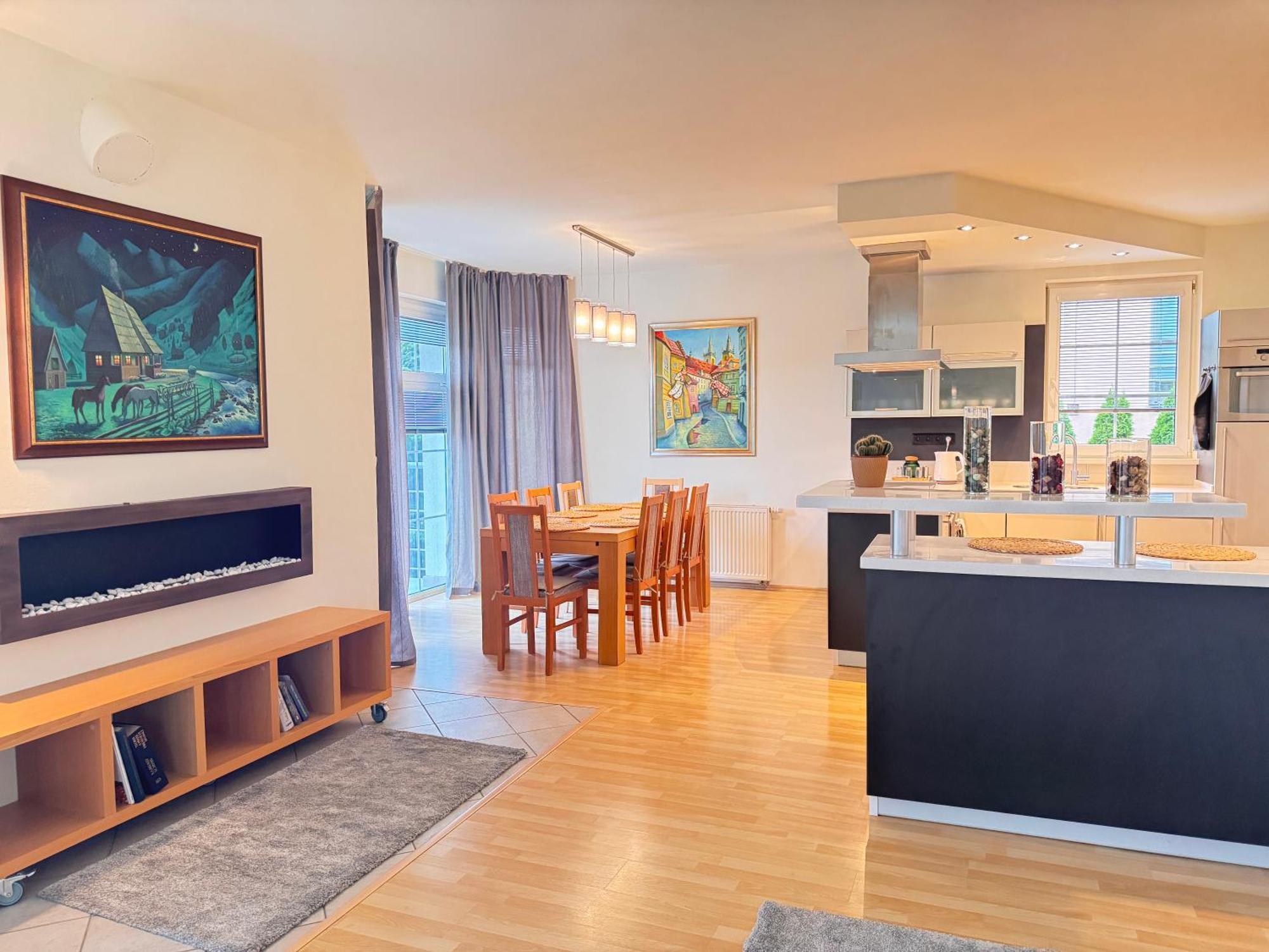 Diamondvilla, 4 Bedroom Apartment, Garden & Spa Prag Dış mekan fotoğraf